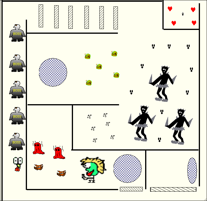 Screenshot of Level Brute Force or Destroy the Badguys by madprops